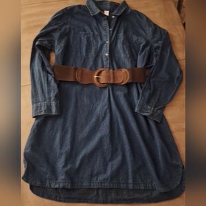 Old Navy, Long Sleeve Denim Shirt Dress